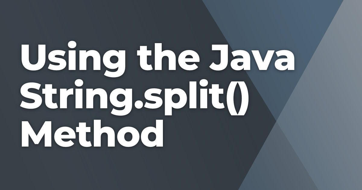 Using the Java String.split() Method | Briebug