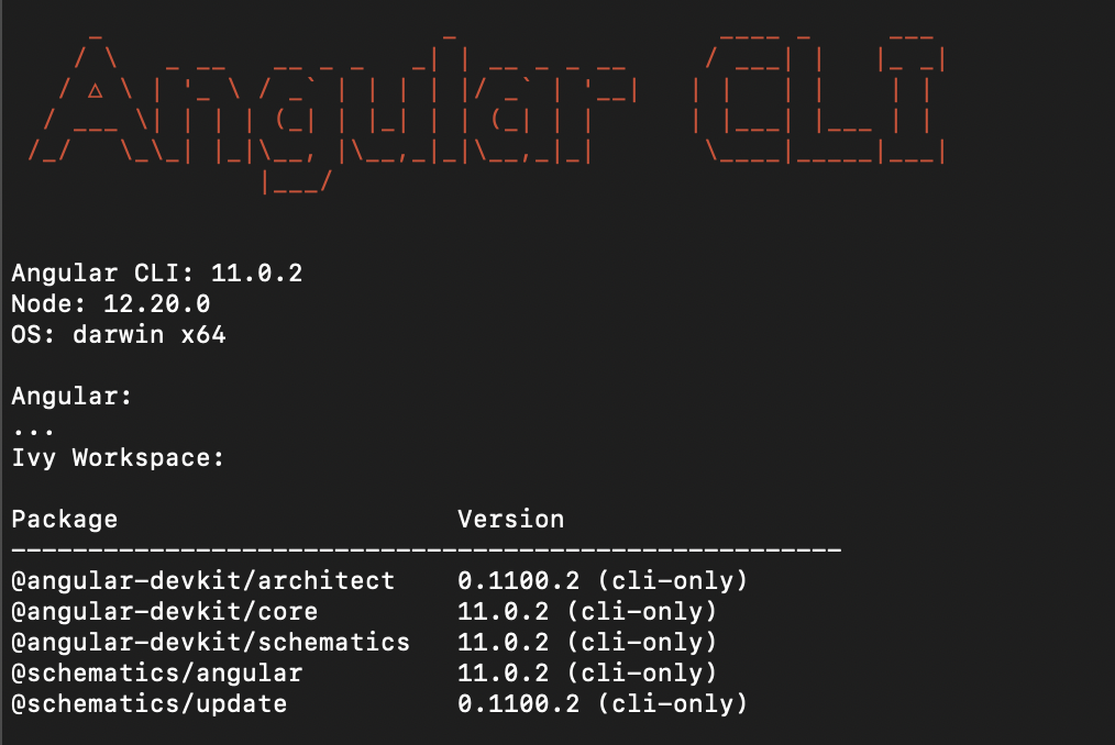 Angular CLI