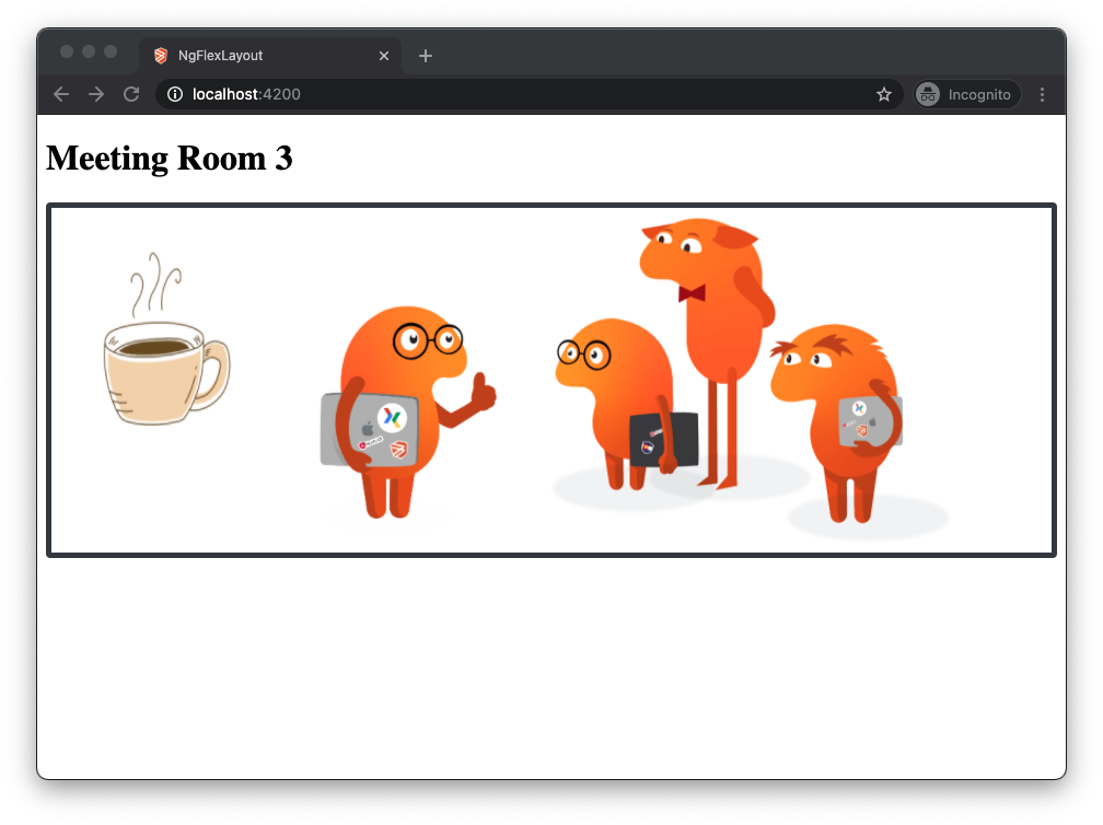 Mr. Briebug at the front of the meeting room