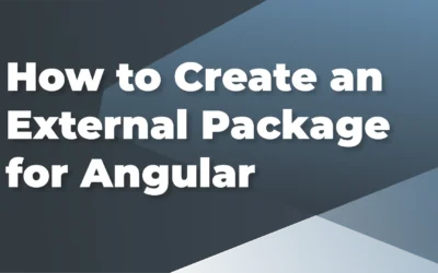 How to Create an External Package for Angular