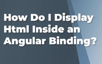 How do I display HTML inside an Angular binding?